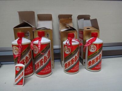 金华24年精品茅台酒瓶子回收价值查询行情走势图一览图片